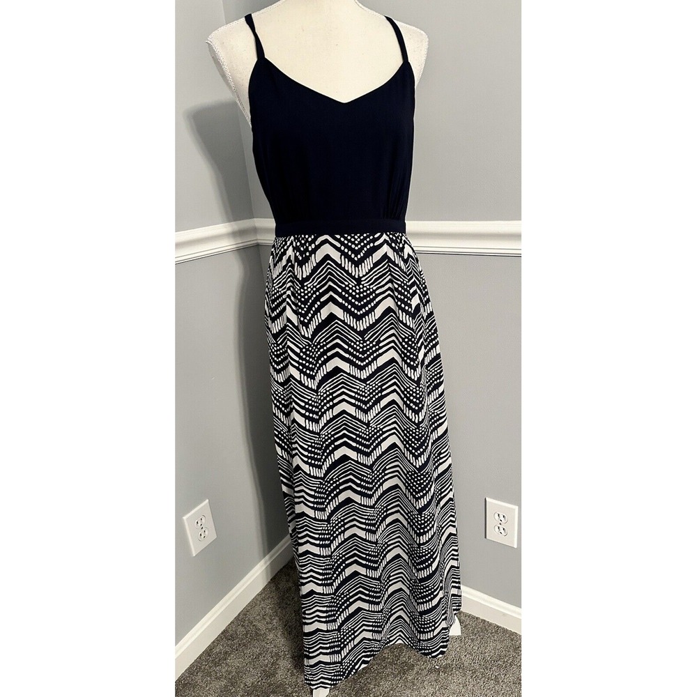 J Crew Dress‎ Size 2 Maxi Lined High Side Slit Elastic Waist 100% Polyester
